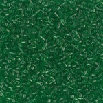 DBS0705:  Transparent Green 15/0 Miyuki Delica Bead 