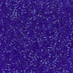 DBS0707:  Transparent Cobalt 15/0 Miyuki Delica Bead 