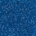 DBS0714:  Transparent Capri Blue 15/0 Miyuki Delica Bead 