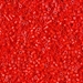 DBS0727: Opaque Vermillion Red 15/0 Miyuki Delica Bead - DBS0727*
