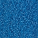 DBS0768: Matte Transparent Capri Blue 15/0 Miyuki Delica Bead approx 100 grams - DBS0768