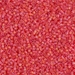 DBS0856:  Matte Transparent Red Orange AB  15/0 Miyuki Delica Bead - DBS0856*