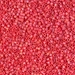 DBS0873: Matte Opaque Vermillion Red AB 15/0 Miyuki Delica Bead - DBS0873*