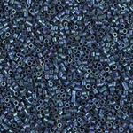 DBS1052:  Matte Metallic Blueberry Gold Iris 15/0 Miyuki Delica Bead 