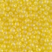 DP-136FR:  Miyuki 3.4mm Drop Bead Matte Transparent Yellow AB approx 250 grams - DP-136FR