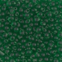 DP-146F:  Miyuki 3.4mm Drop Bead Matte Transparent Green 