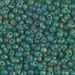 DP-146FR:  Miyuki 3.4mm Drop Bead Matte Transparent Green AB - DP-146FR*