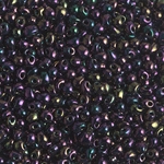 DP28-454:  Miyuki 2.8mm Drop Bead Metallic Dark Plum Iris 