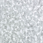 DPF-22:  Miyuki 3.4mm Drop Bead White Lined Crystal 