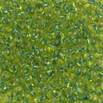 DPF-44:  Miyuki 3.4mm Drop Bead Sparkling Green Lined Chartreuse 