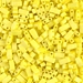 HTL-404FR:  Matte Opaque Yellow AB Miyuki Half Tila - HTL-404FR*
