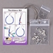 Necklace Materials Kit - Silver Plated (5 sets)  - KIT-01-SP