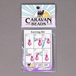 Earrings Materials Kit - Silver Plated (5 pairs)   