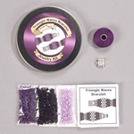 Triangle Waves Bracelet Kit - Purple Iris 
