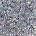 LDP-283:  Miyuki 3x5.5mm Long Drop Bead Noir Lined Crystal AB - LDP-283*