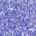 LMA-2150:  Miyuki 4x7mm Long Magatama Violet Lined Crystal AB - LMA-2150*