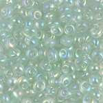 MA4-2134:  Miyuki 4mm Magatama Sea Glass Green AB - Discontinued 