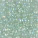 MA4-2134:  Miyuki 4mm Magatama Sea Glass Green AB approx 250 grams - MA4-2134