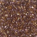 MA4-952: Miyuki 4mm Magatama 24kt Gold Lined Pale Amethyst 100 grams - MA4-952