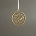 MET-00018: 24mm Antique Brass Dragon Coin Charm - MET-00018