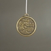 MET-00018: 24mm Antique Brass Dragon Coin Charm - MET-00018
