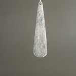 MET-00026: 46 x 11mm Antique Silver Long Teardrop Charm 