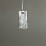 MET-00135: 22 x 11mm Antique Silver Rectangle Charm 