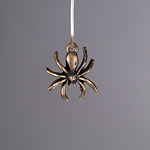 MET-00679: 18 x 15mm Antique Brass Spider Charm 