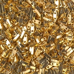 QTL-191:  24kt Gold Plated Miyuki Quarter Tila Bead 