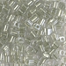 SB-2604:  Miyuki 4mm Square Bead Sparkling Celery Lined Crystal approx 250 grams - SB-2604