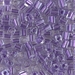 SB-2607:  Miyuki 4mm Square Bead Sparkling Purple Lined Crystal - SB-2607*