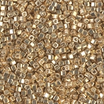 SB18-1052:  Miyuki 1.8mm Square Bead Galvanized Gold 
