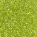 SB18-143:  Miyuki 1.8mm Square Bead Transparent Chartreuse 