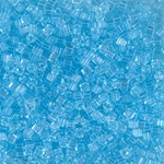 SB18-148:  Miyuki 1.8mm Square Bead Transparent Aqua 