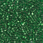 SB18-16:  Miyuki 1.8mm Square Bead Silverlined Green 