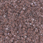 SB18-224:  Miyuki 1.8mm Square Bead Cocoa Lined Crystal 