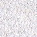 SB18-471:  Miyuki 1.8mm Square Beads White Pearl AB (was SB18-402R) - SB18-471*
