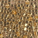 SB3-191:  3x3 Square Bead 24kt Gold Plated - SB3-191*