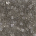SB3-2412:  Miyuki 3mm Square Bead Transparent Taupe approx 250 grams - SB3-2412