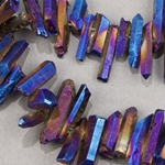 SP-0006:  Purple Iris Crystal Points 