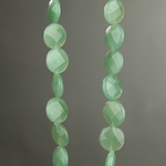 SP-0173: 14mm Aventurine Faceted Coin 