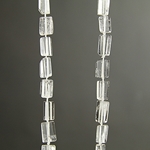 SP-0696: 10-15mm Crystal Quartz Faceted Tube 