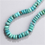 SP-TRQ-FRD: 2x9 - 10x9 Turquoise Faceted Rondelle 