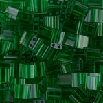 TL-146:  Transparent Green Miyuki Tila Bead 