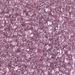 TR10-1524:  Miyuki 10/0 Triangle Sparkling Peony Pink Lined Crystal - TR10-1524*