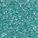 TR10-1528:  Miyuki 10/0 Triangle Sparkling Aqua Green Lined Crystal approx 250 grams - TR10-1528