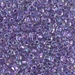 TR8-1138:  Miyuki 8/0 Triangle Sparkling Lilac Lined Crystal AB - TR8-1138*