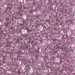 TR8-1524:  Miyuki 8/0 Triangle Sparkling Peony Pink Lined Crystal - TR8-1524*