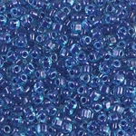 TR8-1828:  Miyuki 8/0 Triangle Blue Lined Aqua 