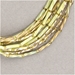 TW2712-2035:  Miyuki 2.7x12mm Twisted Bugle Bead Matte Metallic Khaki Iris - TW2712-2035*